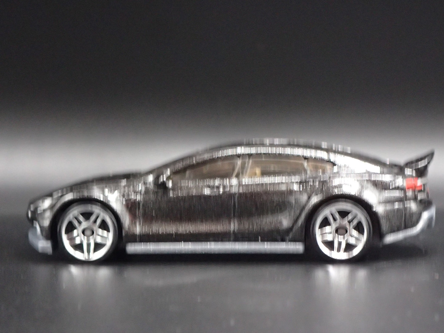 2012-2016 TESLA MODEL S BLACK 1/64 SCALE COLLECTIBLE DIORAMA DIECAST MODEL CAR