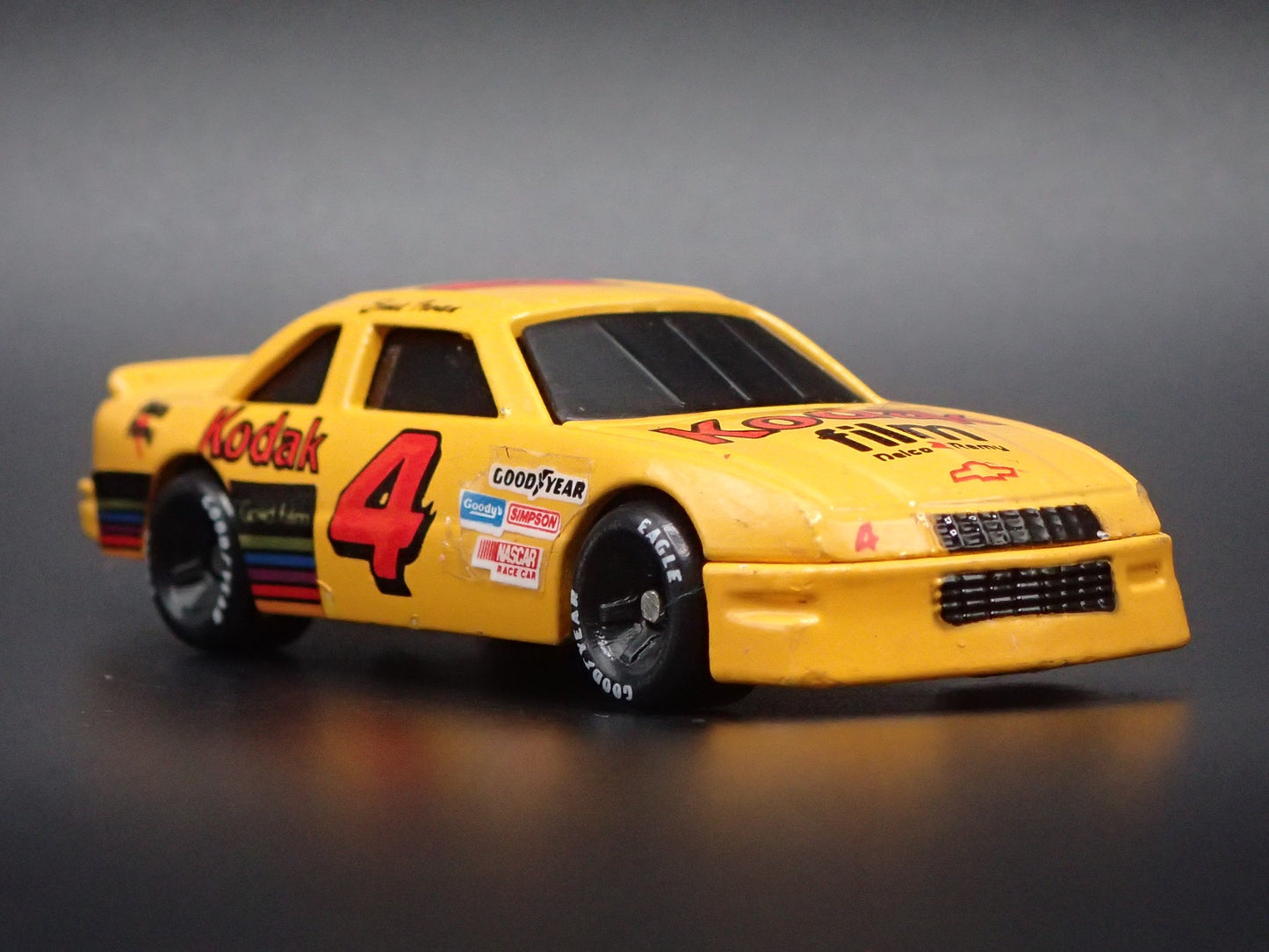 1991 91 CHEVY LUMINA #4 ERNIE IRVAN KODAK NASCAR 1:64 SCALE DIECAST MODEL CAR