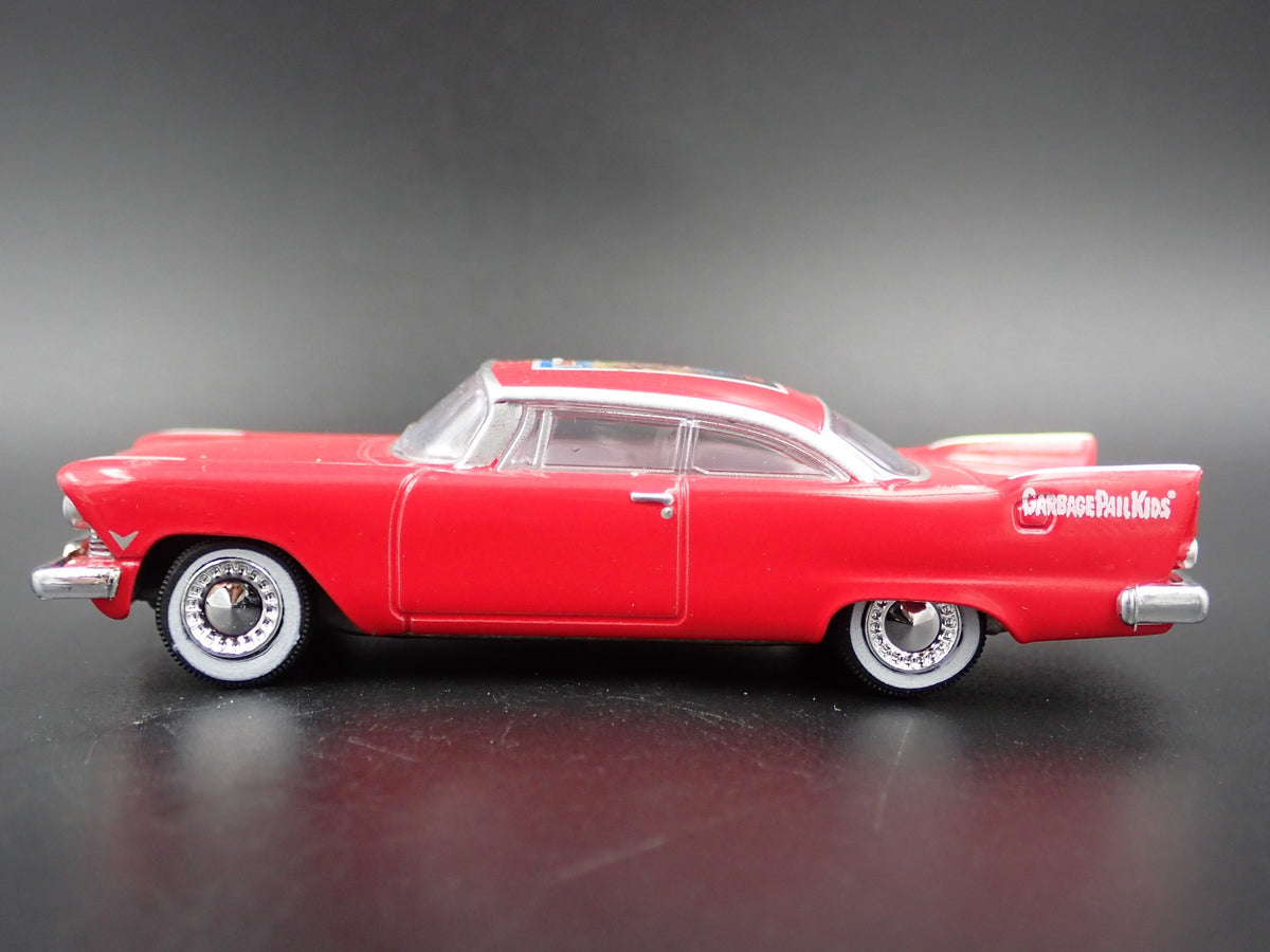 1957 57 PLYMOUTH BELVEDERE GPK 1/64 SCALE COLLECTIBLE DIORAMA DIECAST MODEL CAR-Burning Rubber Toy Company