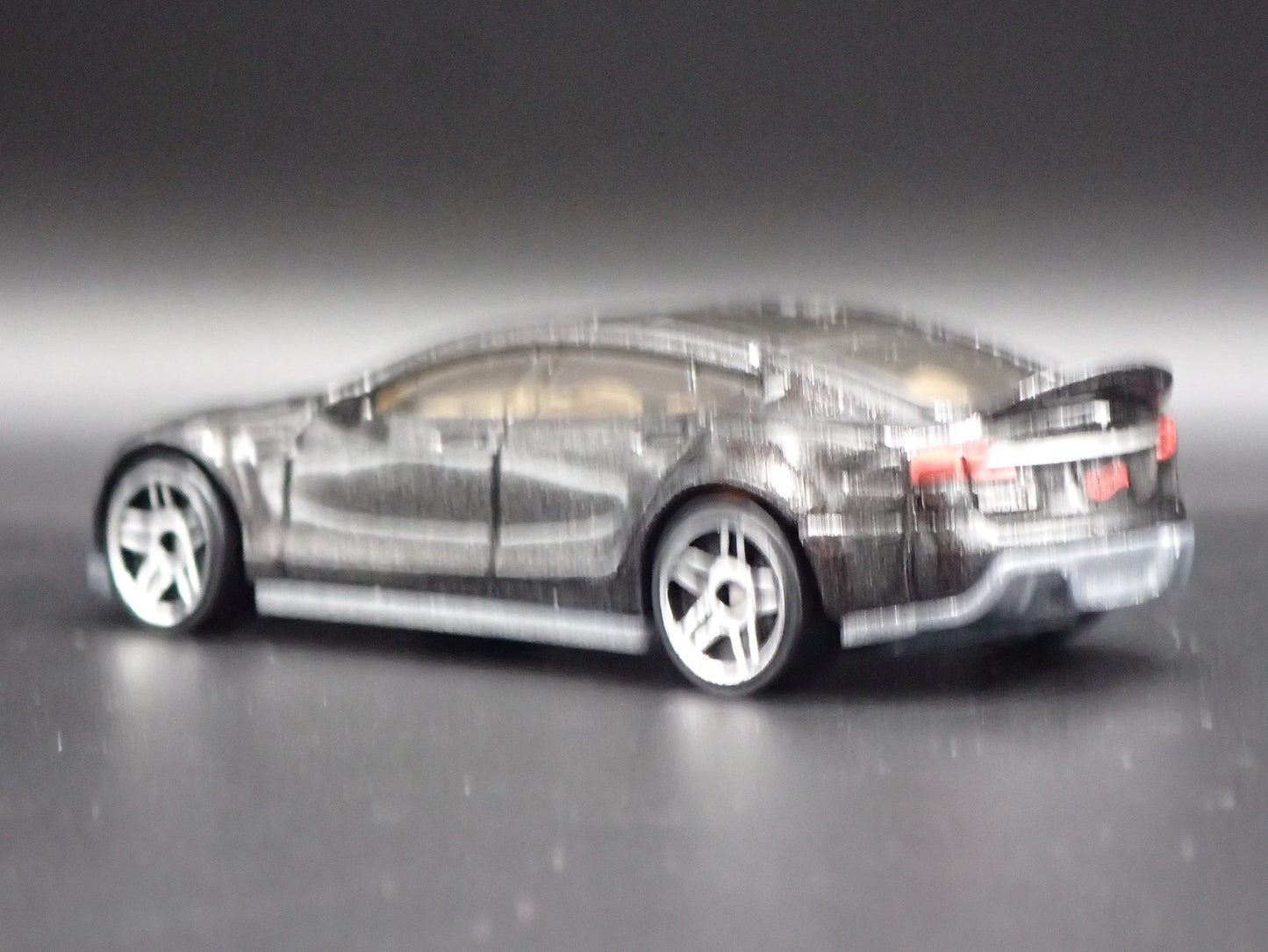 2012-2016 TESLA MODEL S BLACK 1/64 SCALE COLLECTIBLE DIORAMA DIECAST MODEL CAR