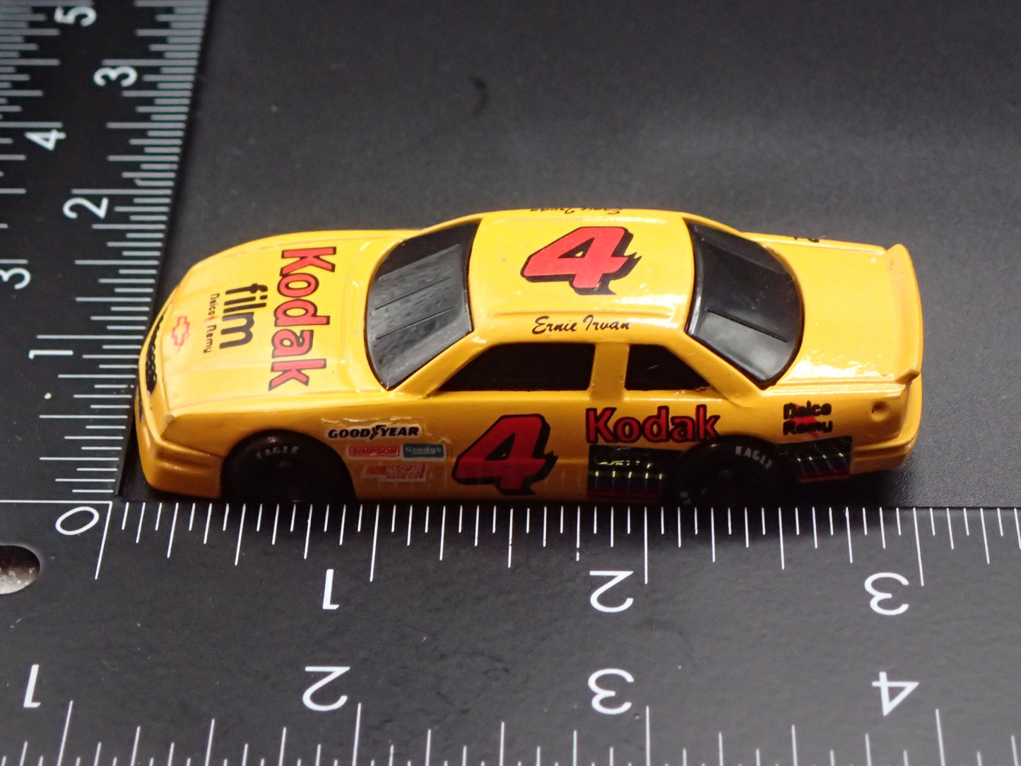 1991 91 CHEVY LUMINA #4 ERNIE IRVAN KODAK NASCAR 1:64 SCALE DIECAST MODEL CAR