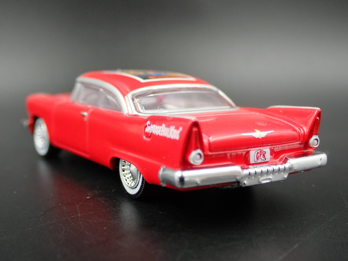 1957 57 PLYMOUTH BELVEDERE GPK 1/64 SCALE COLLECTIBLE DIORAMA DIECAST MODEL CAR-Burning Rubber Toy Company