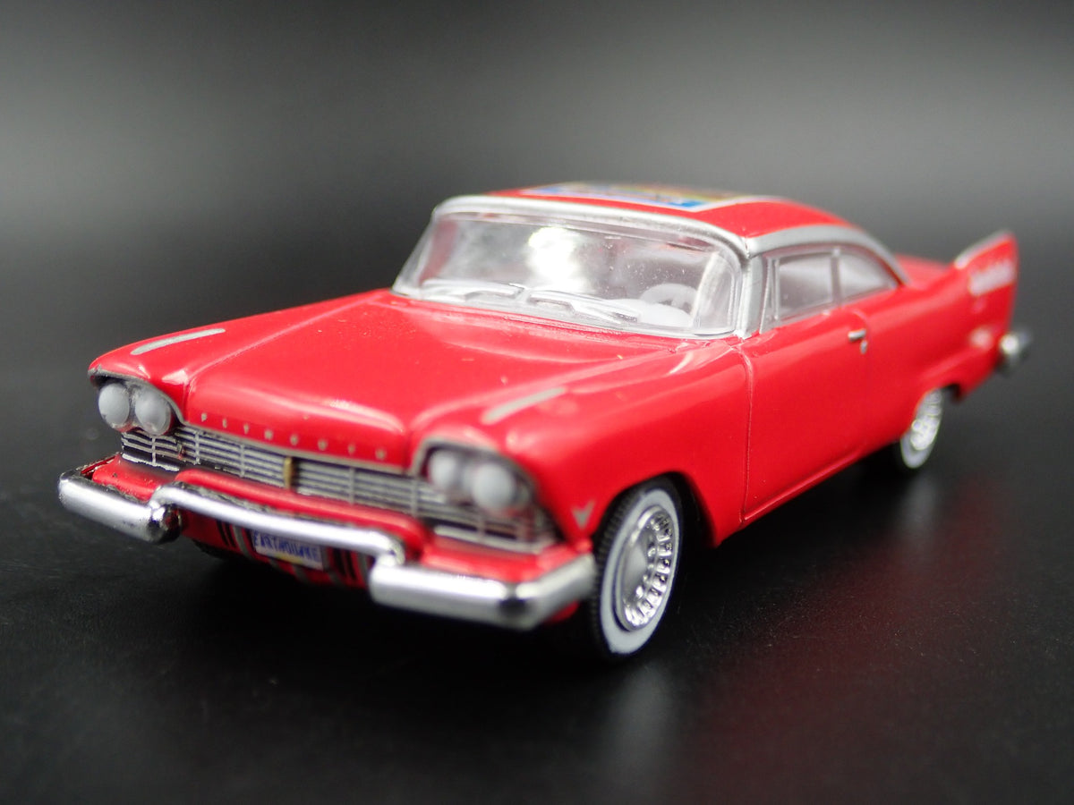 1957 57 PLYMOUTH BELVEDERE GPK 1/64 SCALE COLLECTIBLE DIORAMA DIECAST MODEL CAR-Burning Rubber Toy Company
