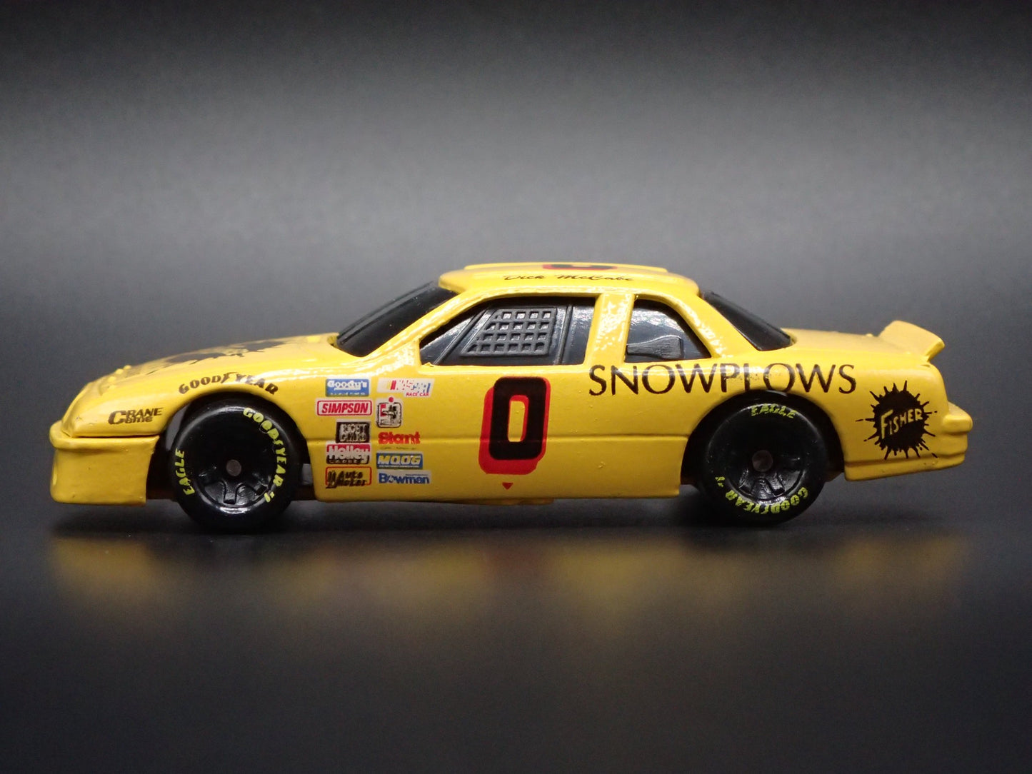1992 92 BUICK REGAL #0 DICK MCCABE SNOWPLOWS NASCAR 1:64 SCALE DIECAST MODEL CAR