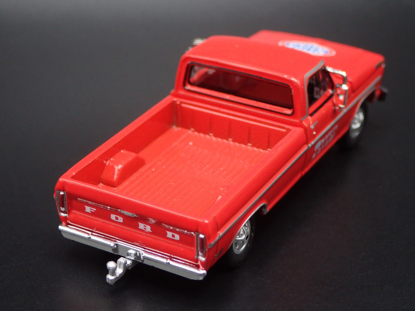 1969 69 FORD F250 PICKUP TRUCK w HITCH NHRA 1:64 SCALE DIORAMA DIECAST MODEL CAR
