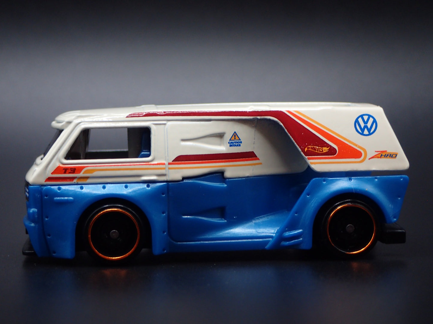 1979-2002 VW VOLKSWAGEN TYPE 2 T3 CUSTOM VAN BLUE 1/64 SCALE DIECAST MODEL CAR