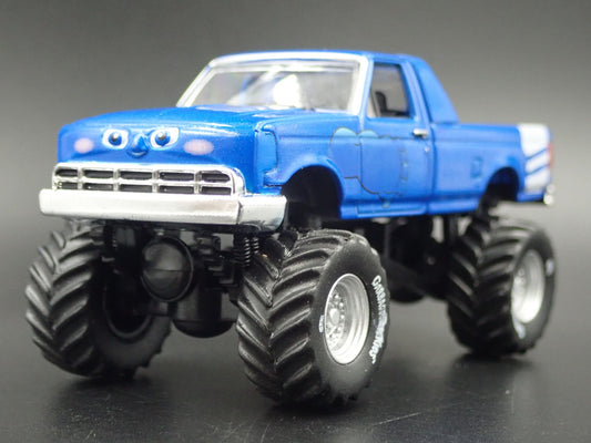 1995 95 MONSTER PICKUP TRUCK GPK BLUE RARE 1/64 SCALE DIORAMA DIECAST MODEL CAR