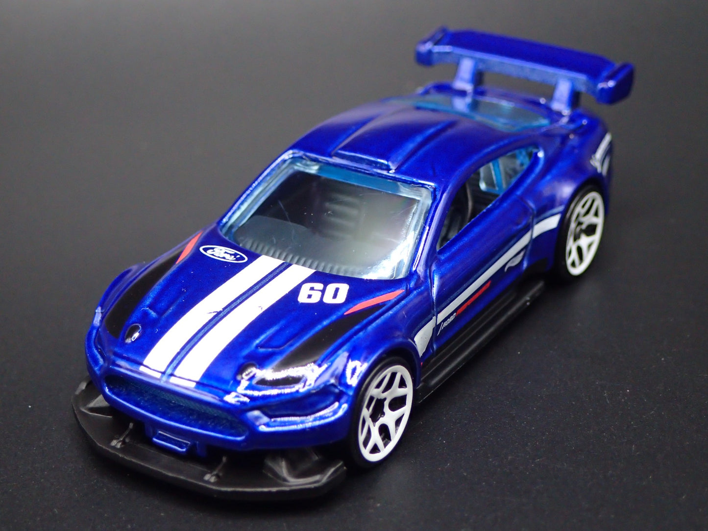 2018-2023 FORD MUSTANG GT RACE CAR MICHELIN BLUE 1:64 SCALE DIECAST MODEL CAR