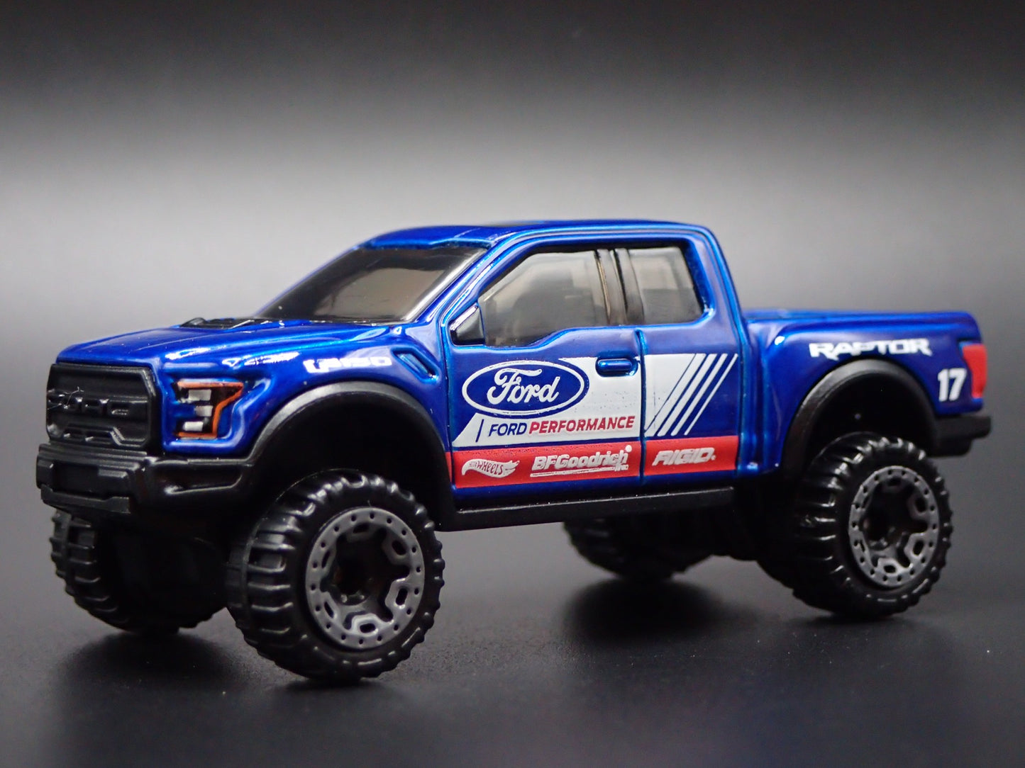 2017-2020 FORD RANGER RAPTOR PICKUP TRUCK BLUE 1/64 SCALE DIECAST MODEL CAR