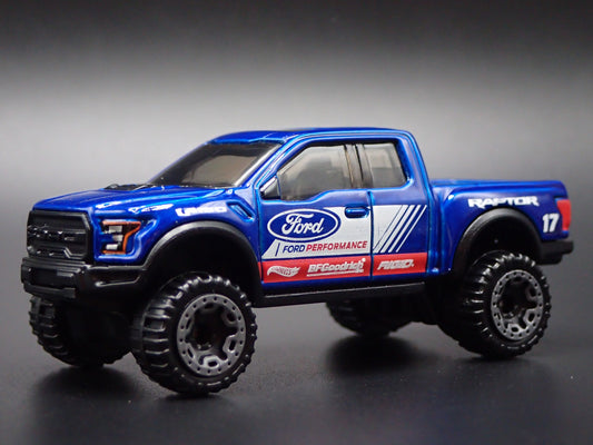 2017-2020 FORD RANGER RAPTOR PICKUP TRUCK BLUE 1/64 SCALE DIECAST MODEL CAR