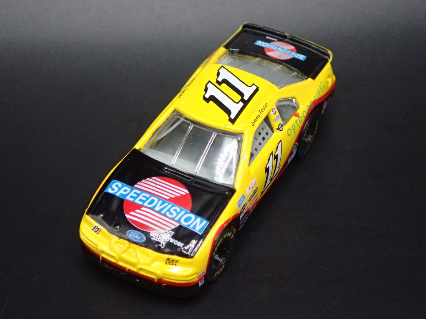 1997 97 FORD THUNDERBIRD 11 JIMMY FOSTER SPEEDVISION NASCAR 1:64 DIECAST CAR