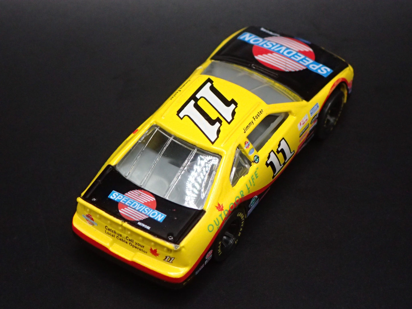 1997 97 FORD THUNDERBIRD 11 JIMMY FOSTER SPEEDVISION NASCAR 1:64 DIECAST CAR