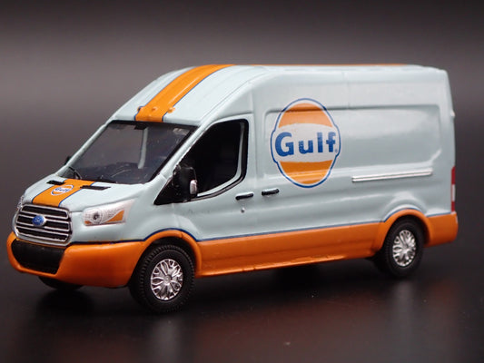 2019 19 FORD TRANSIT SPRINTER VAN GULF RACING TEAM 1:64 SCALE DIECAST MODEL CAR