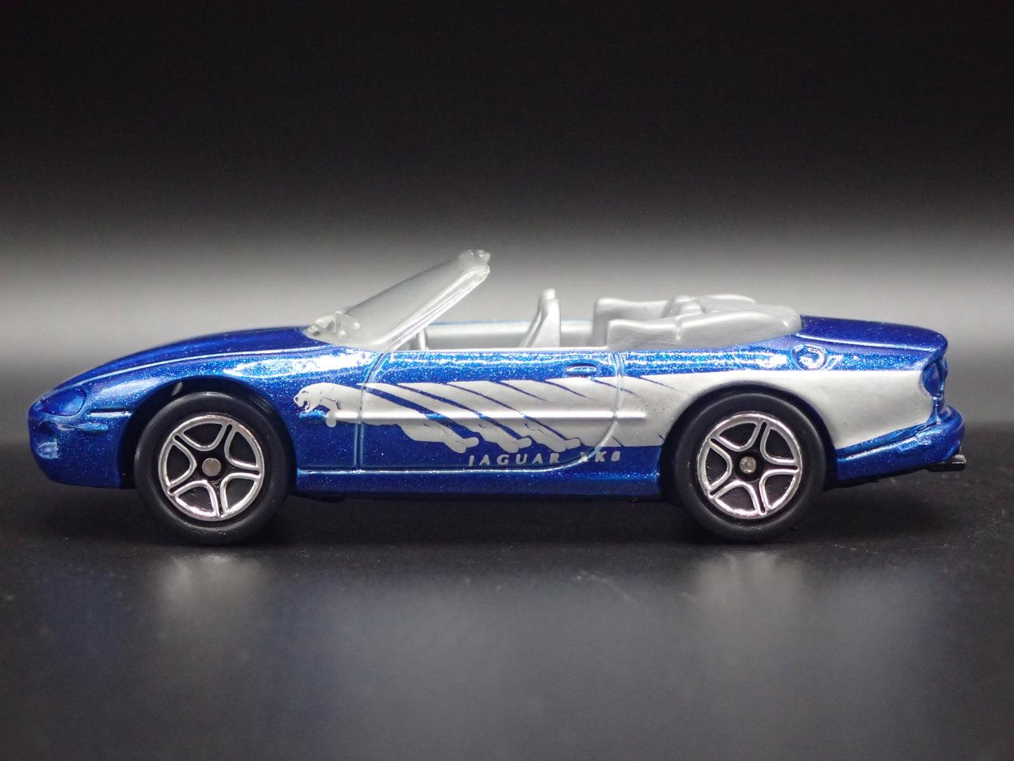 1996-2006 JAGUAR XK8 CONVERTIBLE BLUE 1/64 SCALE COLLECTIBLE DIECAST MODEL CAR