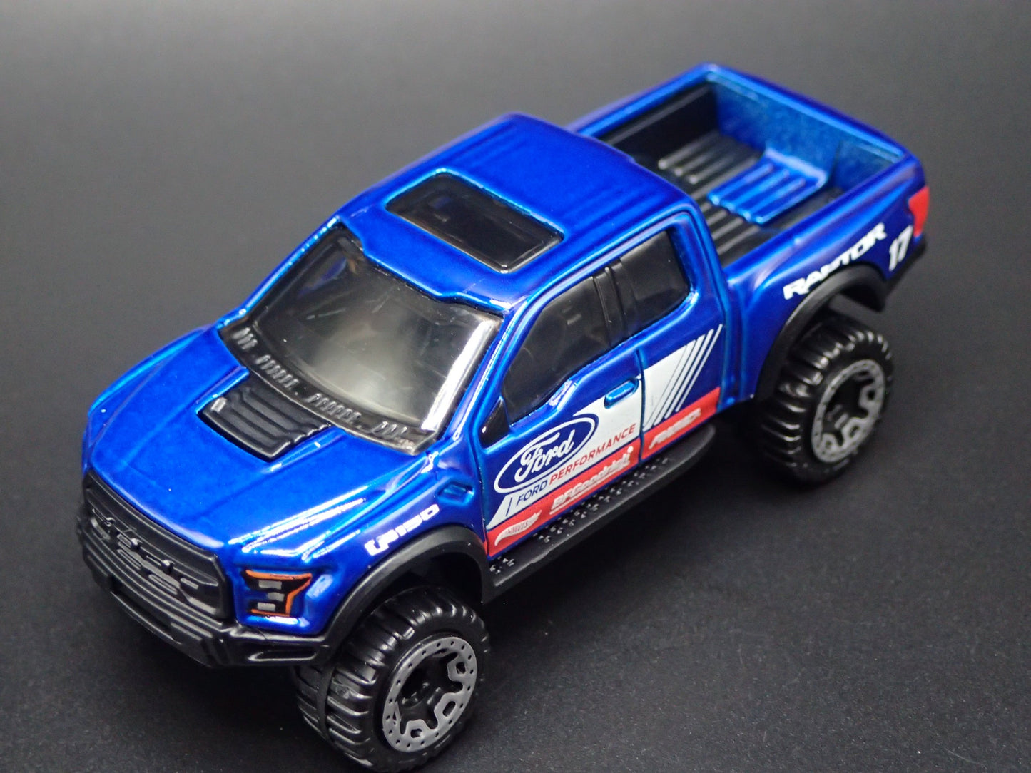 2017-2020 FORD RANGER RAPTOR PICKUP TRUCK BLUE 1/64 SCALE DIECAST MODEL CAR