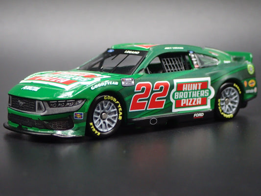 2024 24 FORD MUSTANG 22 JOEY LOGANO HUNTS NASCAR 1:64 SCALE DIECAST MODEL CAR