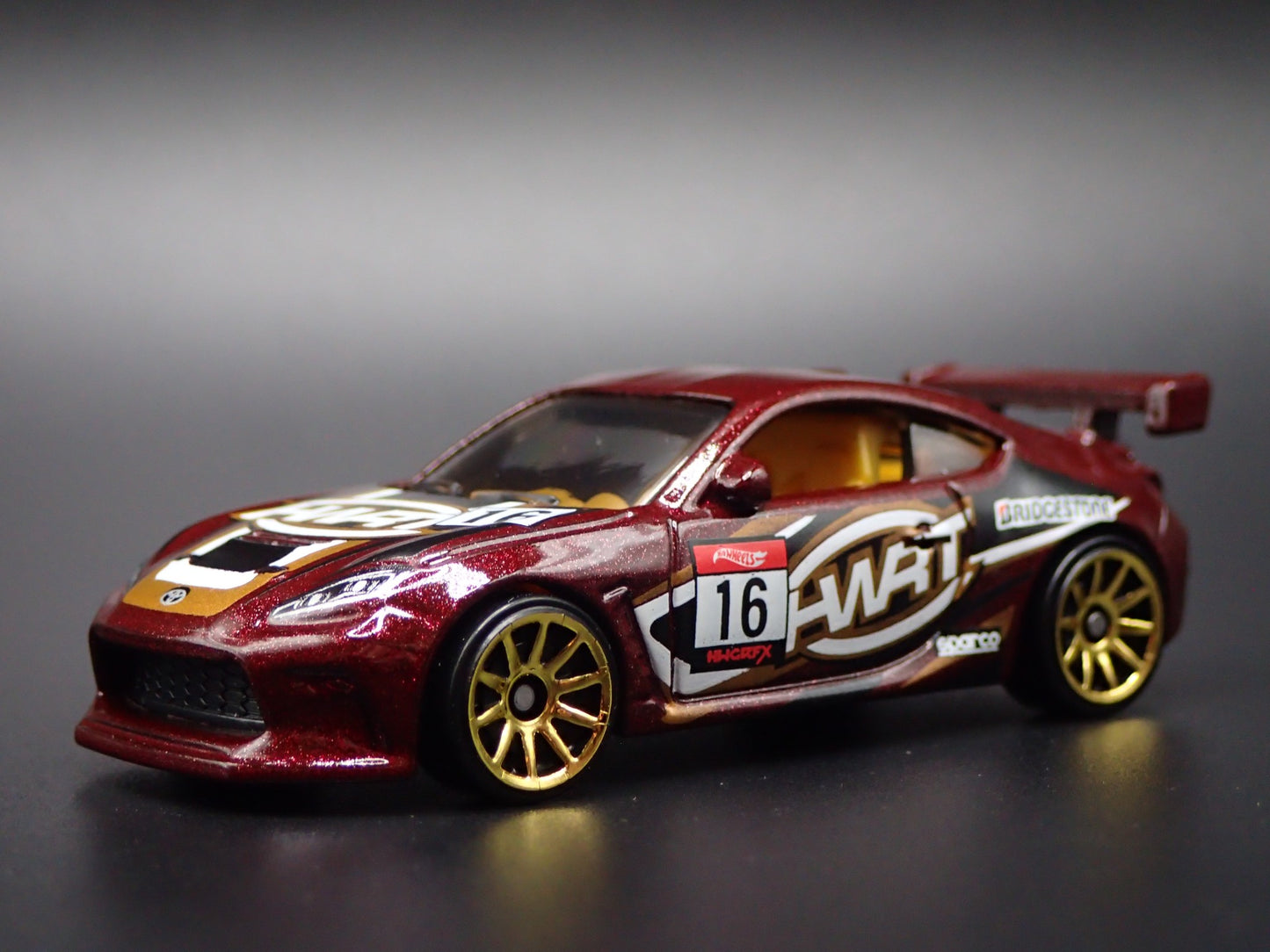 2021-2025 TOYOTA GR86 CUP RACE BROWN 1/64 SCALE COLLECTIBLE DIECAST MODEL CAR