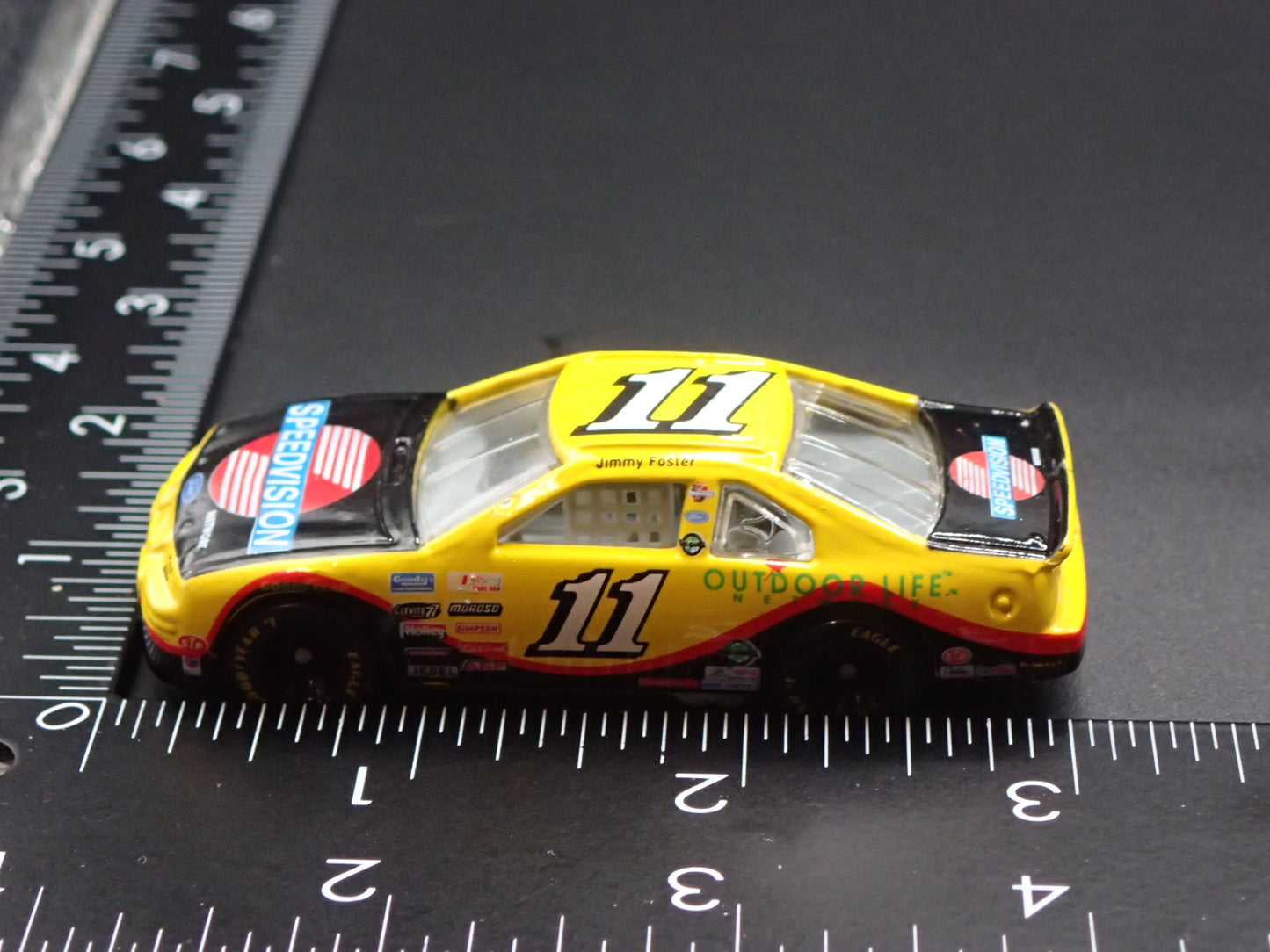 1997 97 FORD THUNDERBIRD 11 JIMMY FOSTER SPEEDVISION NASCAR 1:64 DIECAST CAR
