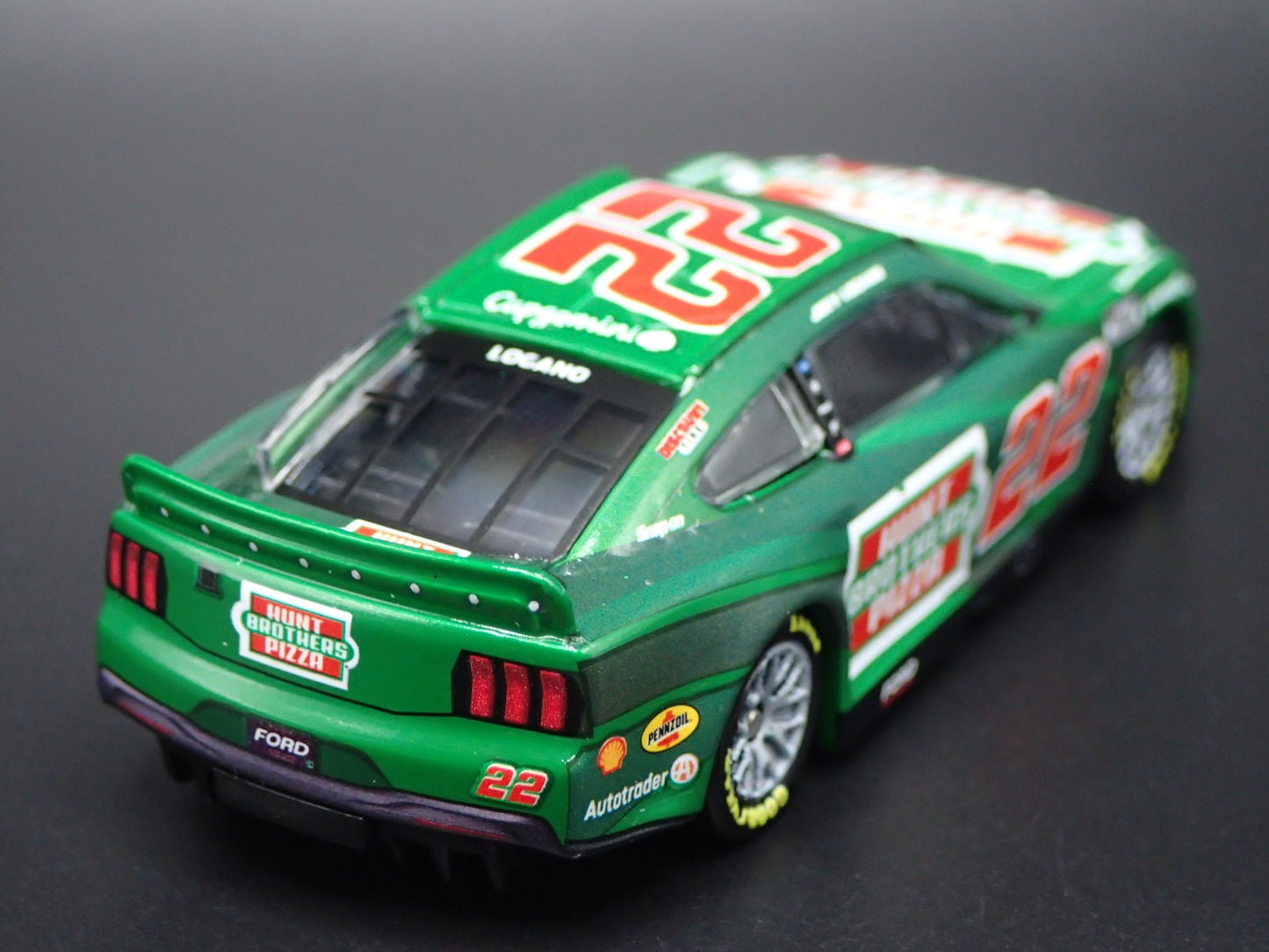 2024 24 FORD MUSTANG 22 JOEY LOGANO HUNTS NASCAR 1:64 SCALE DIECAST MODEL CAR