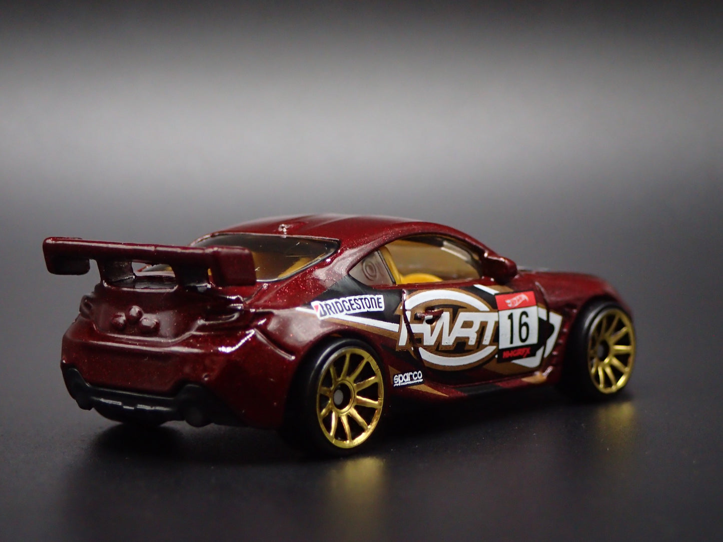 2021-2025 TOYOTA GR86 CUP RACE BROWN 1/64 SCALE COLLECTIBLE DIECAST MODEL CAR