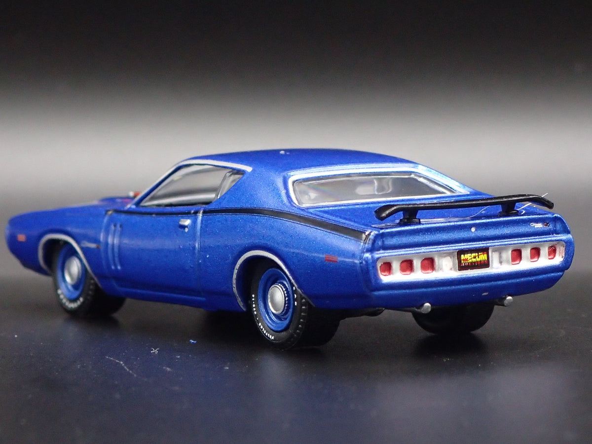 1971 71 DODGE CHARGER RT RARE 1:64 SCALE COLLECTIBLE DIORAMA DIECAST MODEL CAR-Burning Rubber Toy Company