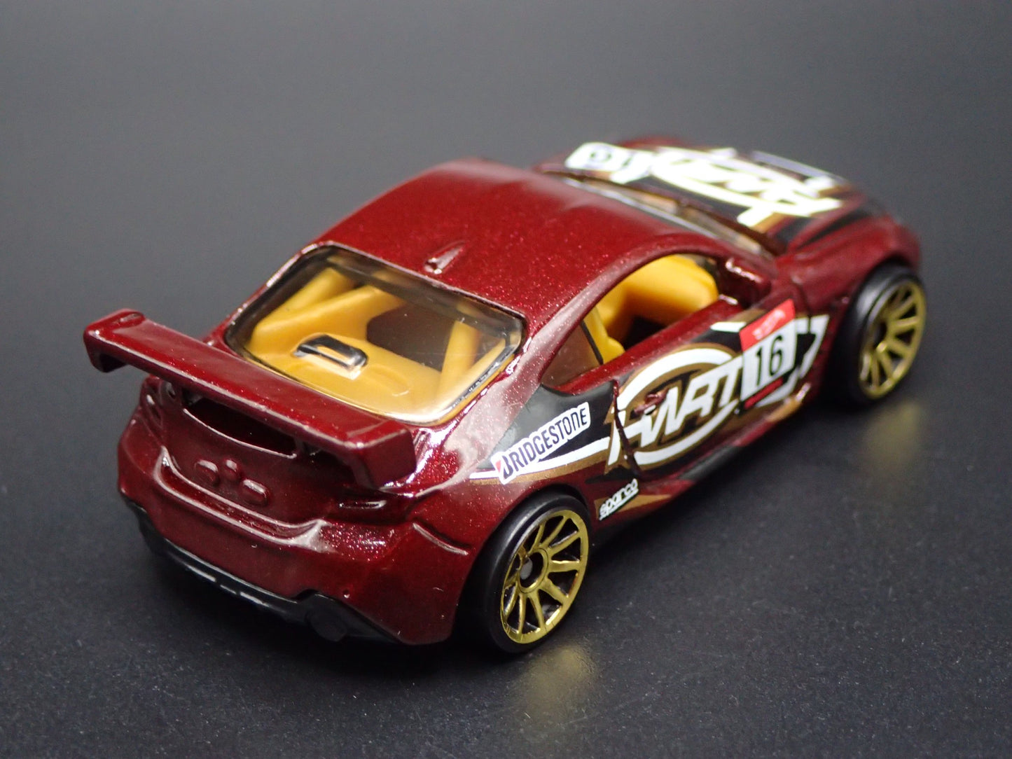 2021-2025 TOYOTA GR86 CUP RACE BROWN 1/64 SCALE COLLECTIBLE DIECAST MODEL CAR