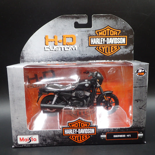 2015 15 STREET 750 HARLEY DAVIDSON MOTORCYCLE MAISTO SERIES 41 1/18 MODEL BIKE