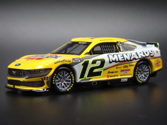 2025 25 FORD MUSTANG #12 RYAN BLANEY MENARDS NASCAR 1:64 SCALE DIECAST MODEL CAR