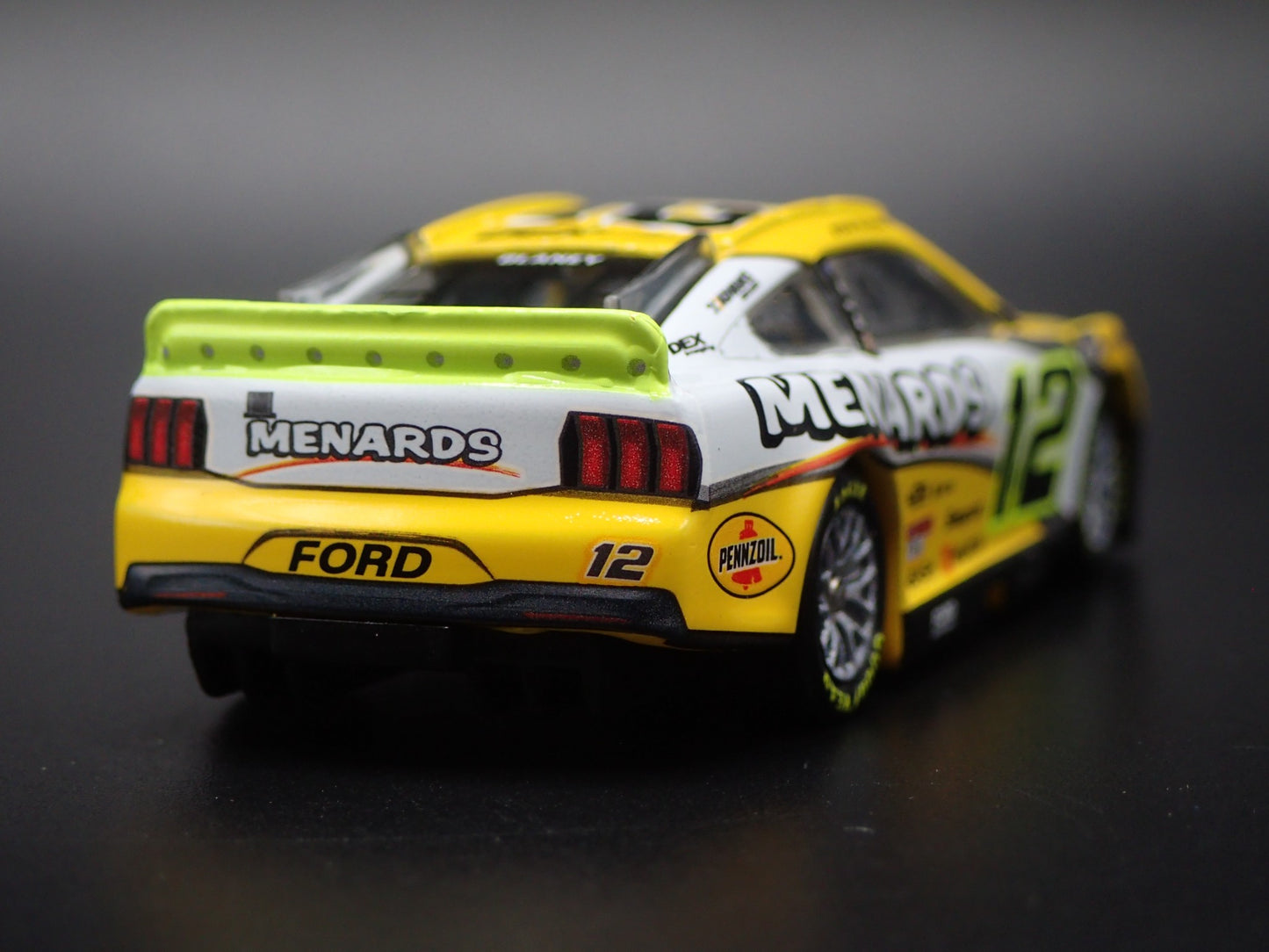 2025 25 FORD MUSTANG #12 RYAN BLANEY MENARDS NASCAR 1:64 SCALE DIECAST MODEL CAR
