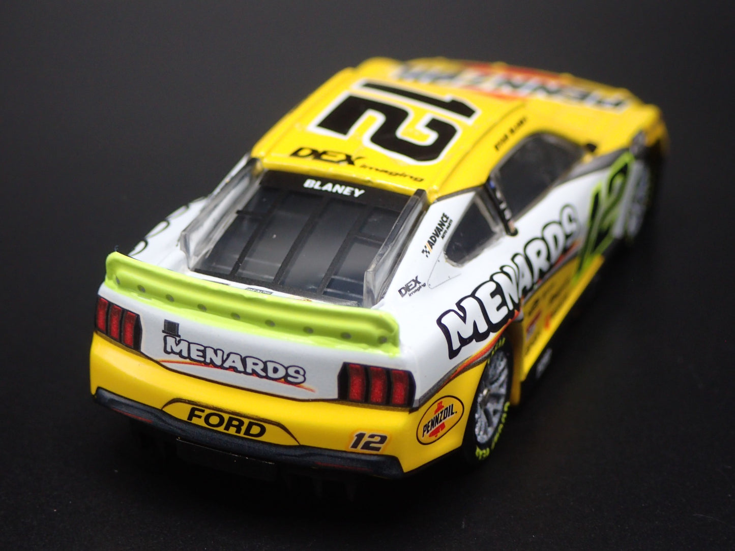 2025 25 FORD MUSTANG #12 RYAN BLANEY MENARDS NASCAR 1:64 SCALE DIECAST MODEL CAR