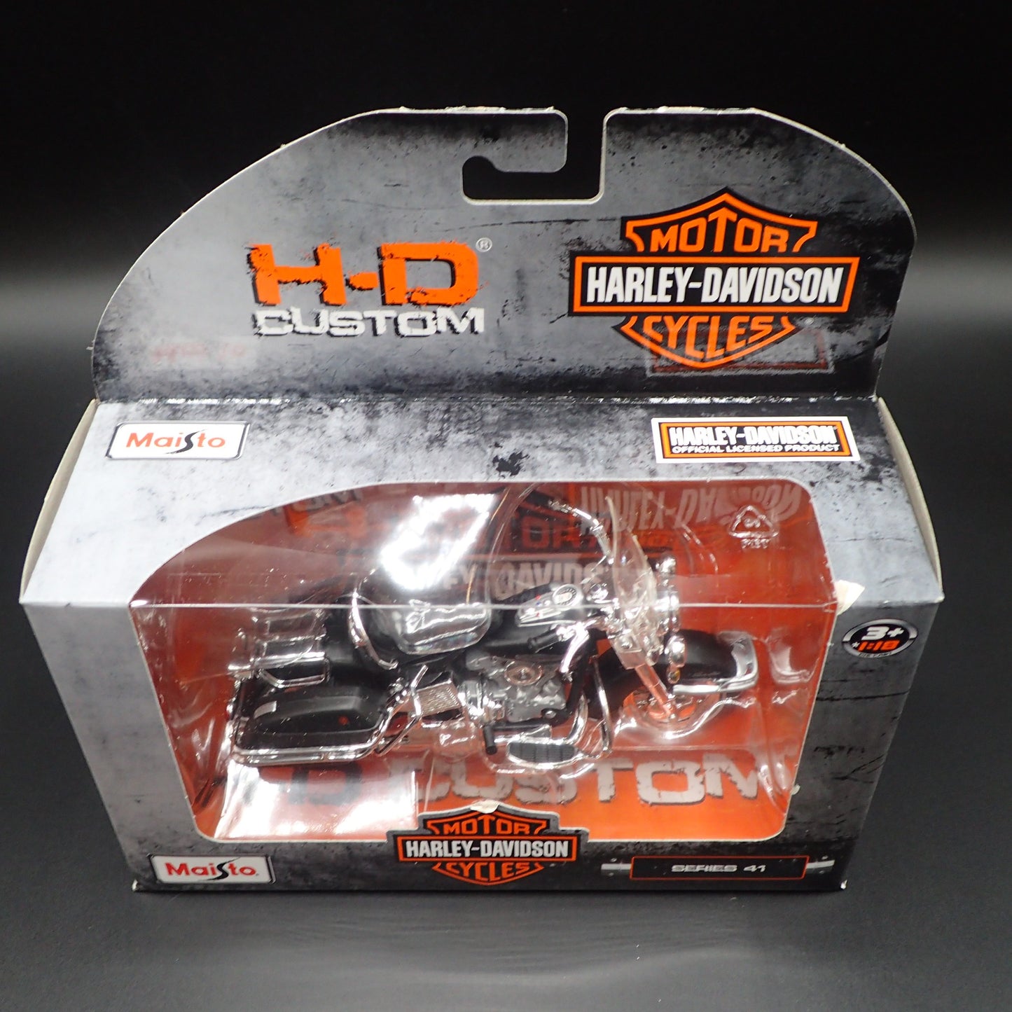 1966 66 FLH ELECTRA GLIDE HARLEY DAVIDSON SERIES 41 1/18 DIECAST MOTORCYCLE BIKE