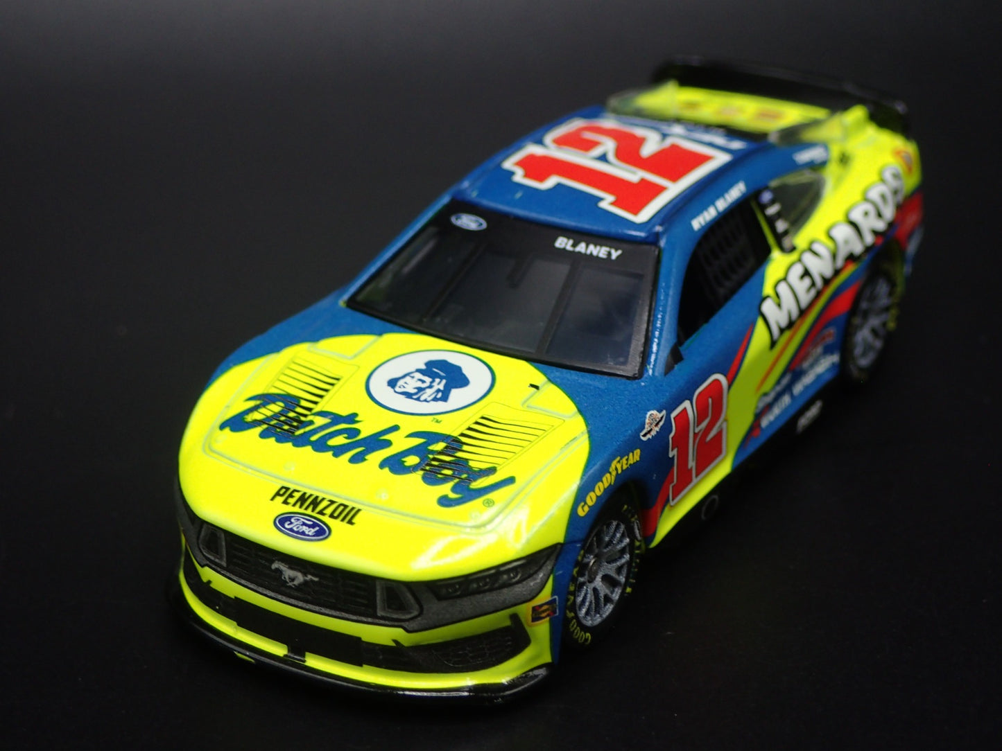 2025 25 FORD MUSTANG #12 RYAN BLANEY MENARDS DUTCH NASCAR 1:64 SCALE DIECAST CAR