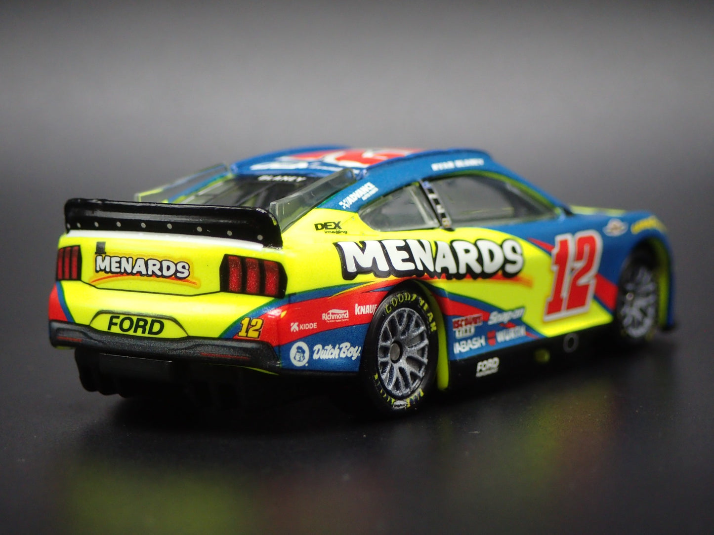 2025 25 FORD MUSTANG #12 RYAN BLANEY MENARDS DUTCH NASCAR 1:64 SCALE DIECAST CAR