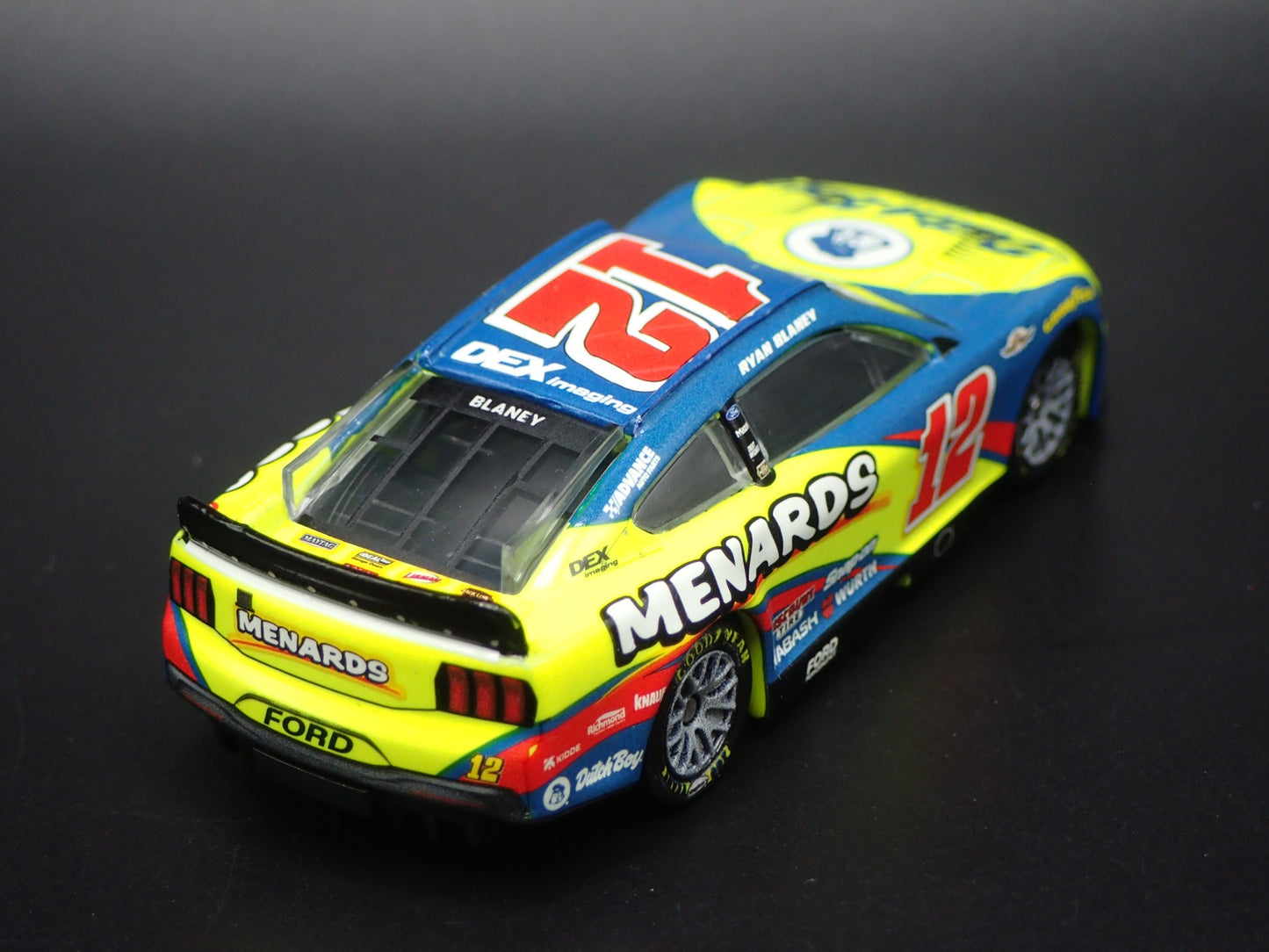 2025 25 FORD MUSTANG #12 RYAN BLANEY MENARDS DUTCH NASCAR 1:64 SCALE DIECAST CAR