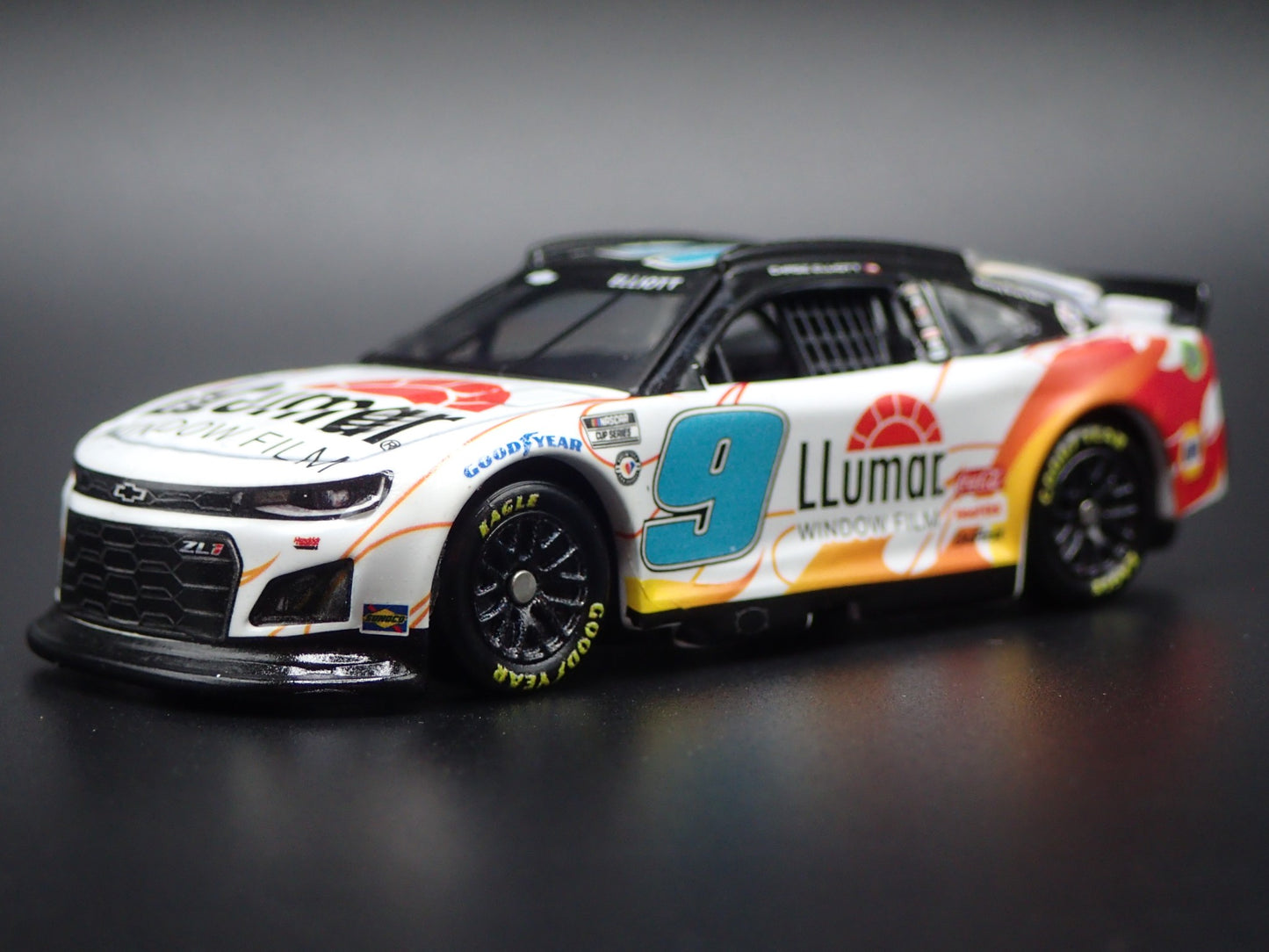2023 23 CHEVY CAMARO ZL1 #9 CHASE ELLIOTT LLUMAR NASCAR 1:64 SCALE DIECAST CAR