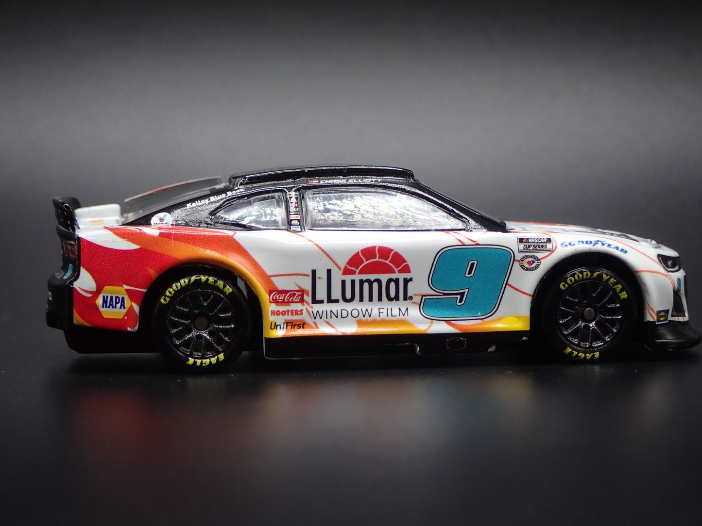 2023 23 CHEVY CAMARO ZL1 #9 CHASE ELLIOTT LLUMAR NASCAR 1:64 SCALE DIECAST CAR