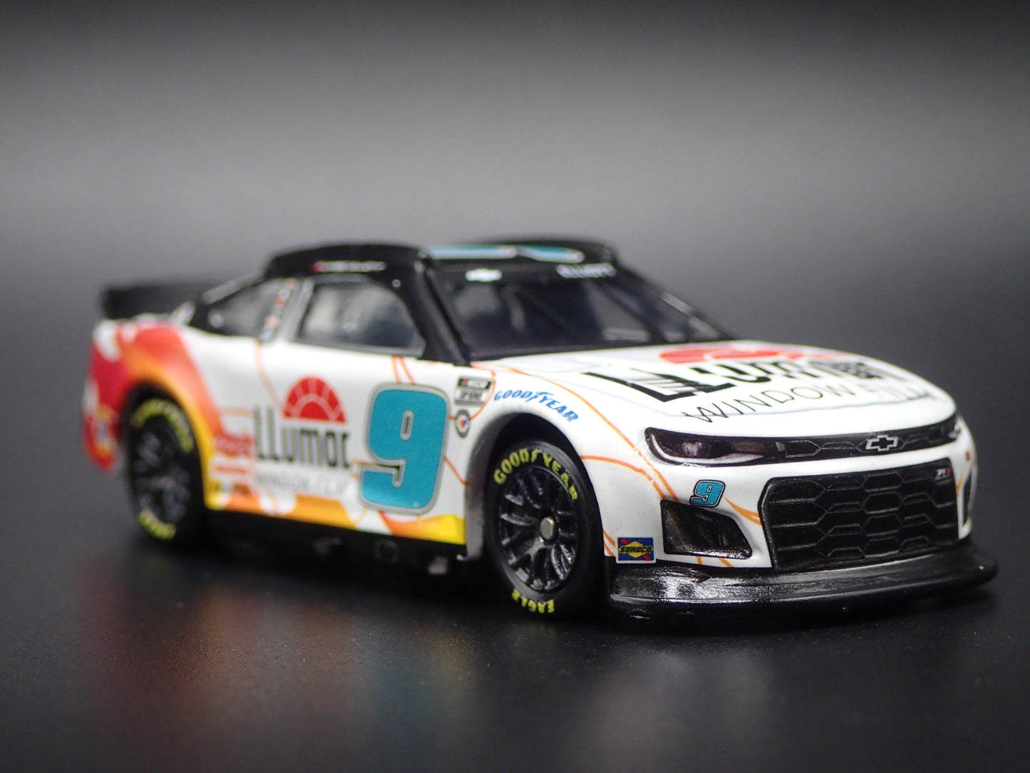 2023 23 CHEVY CAMARO ZL1 #9 CHASE ELLIOTT LLUMAR NASCAR 1:64 SCALE DIECAST CAR