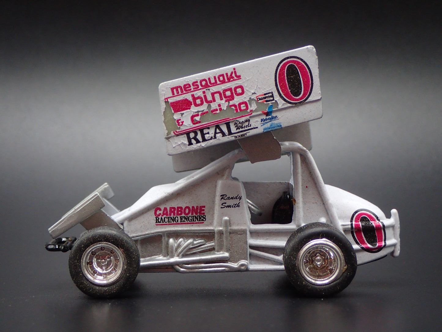 SPRINT CAR #0 RANDY SMITH MESQUAKI BINGO BARN FIND 1:64 SCALE DIECAST MODEL CAR