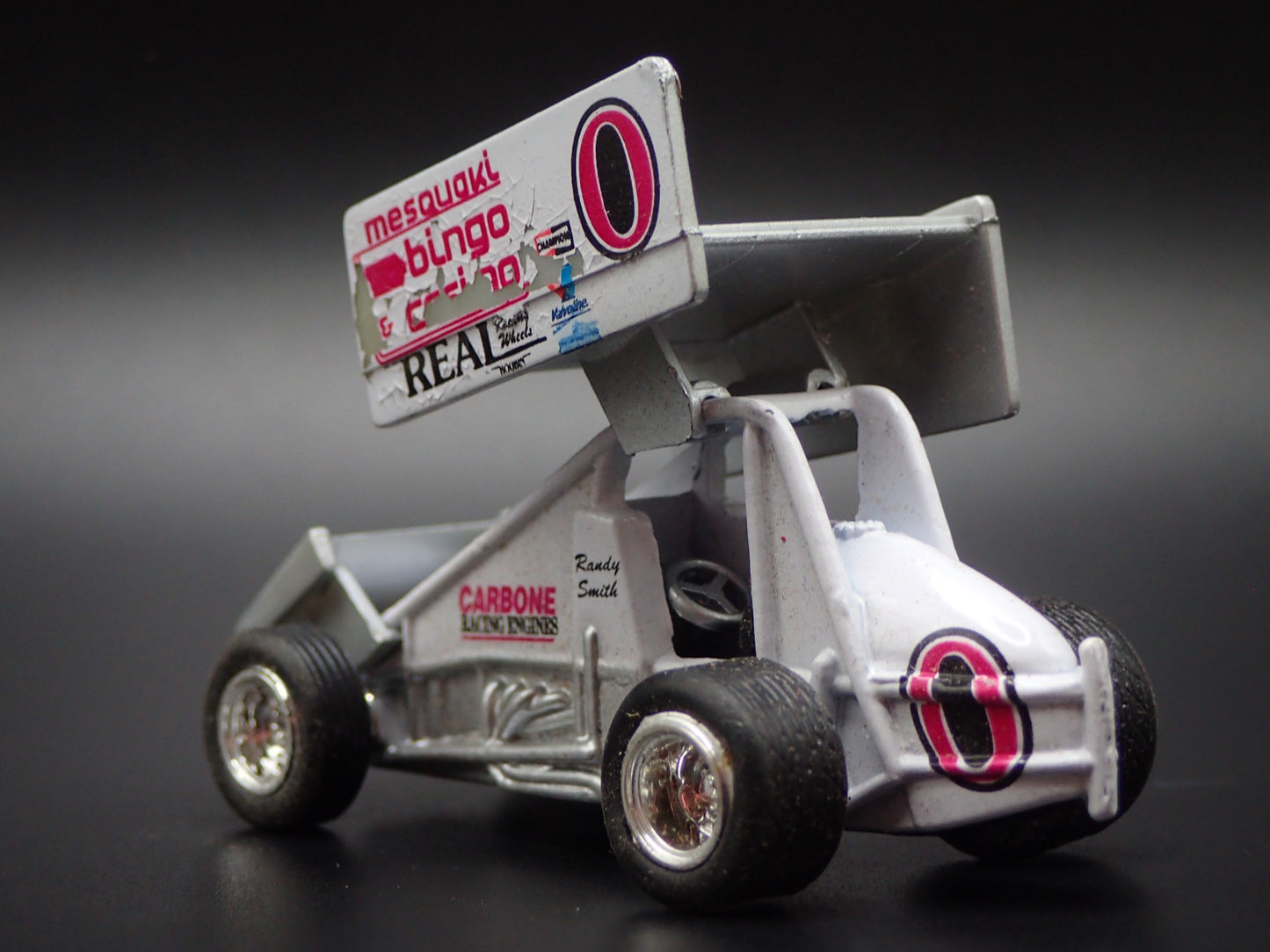SPRINT CAR #0 RANDY SMITH MESQUAKI BINGO BARN FIND 1:64 SCALE DIECAST MODEL CAR