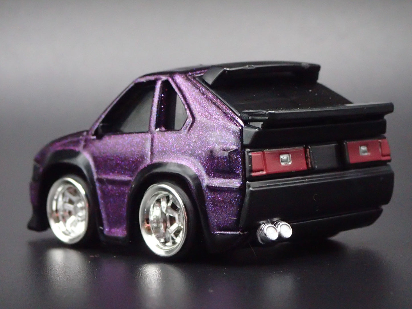 1982-1986 TOYOTA SUPRA CAR TUNED PURPLE JDM 1/64 SCALE DIORAMA DIECAST MODEL CAR