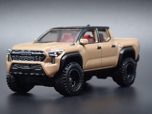 2016-2023 TOYOTA TACOMA PICKUP TRUCK TAN 1:64 SCALE DIORAMA DIECAST MODEL CAR