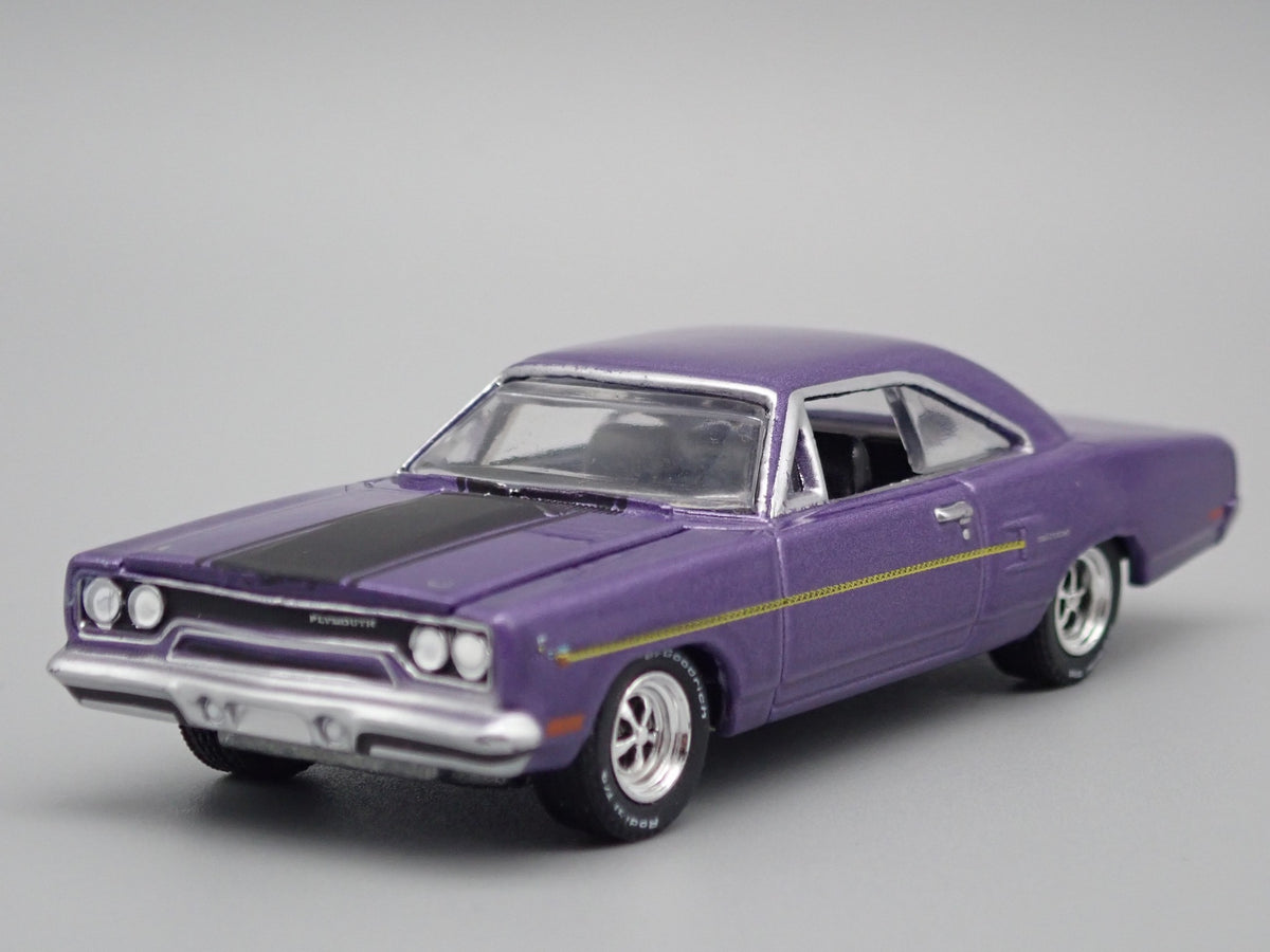 1970 PLYMOUTH ROAD RUNNER RARE 1:64 SCALE LIMITED COLLECTIBLE DIECAST MODEL CAR-Burning Rubber Toy Company