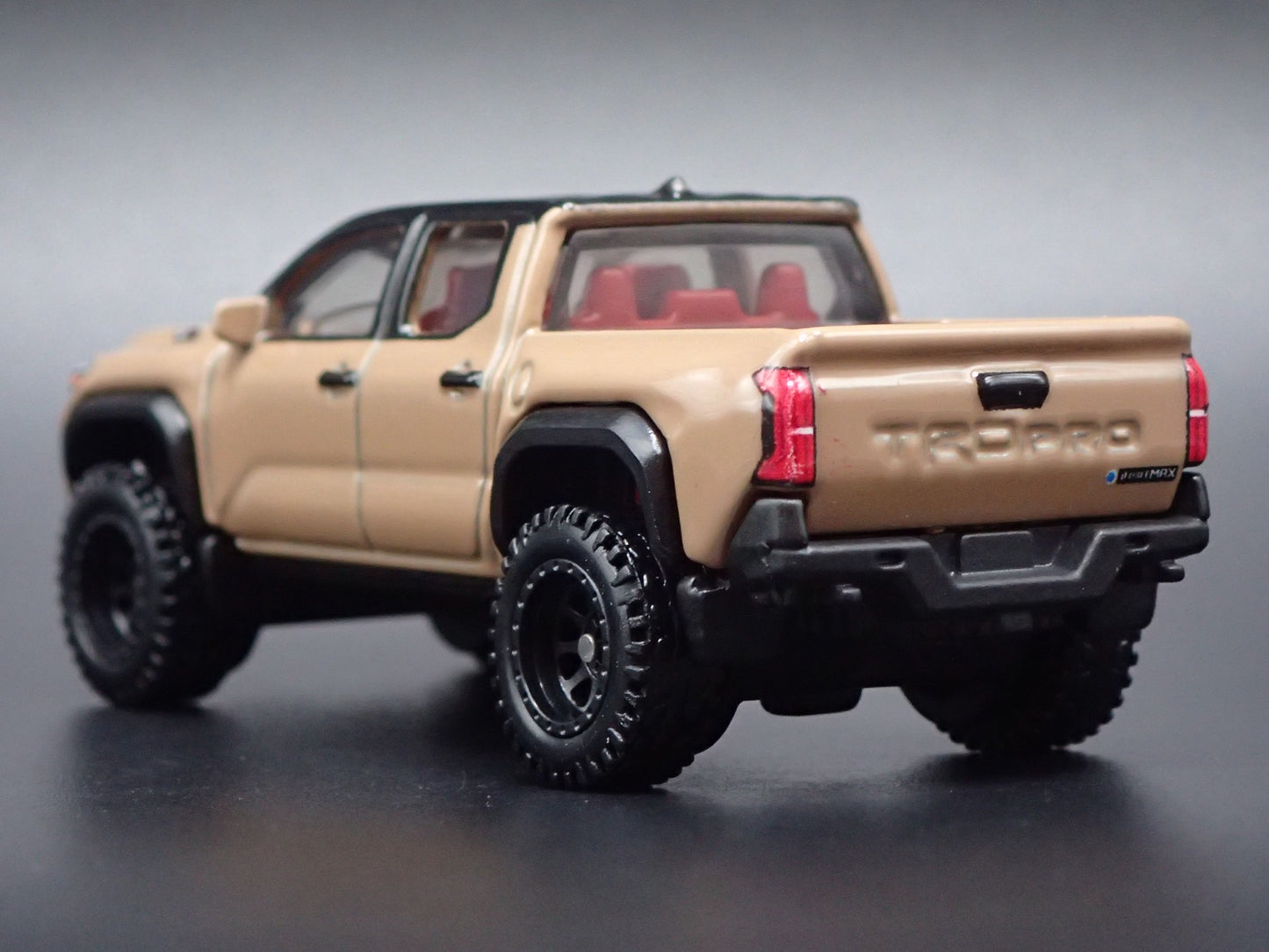 2016-2023 TOYOTA TACOMA PICKUP TRUCK TAN 1:64 SCALE DIORAMA DIECAST MODEL CAR