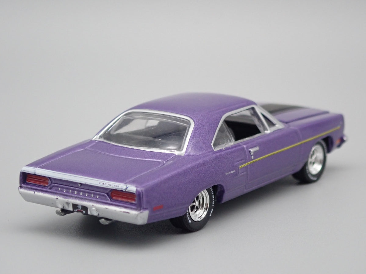 1970 PLYMOUTH ROAD RUNNER RARE 1:64 SCALE LIMITED COLLECTIBLE DIECAST MODEL CAR-Burning Rubber Toy Company