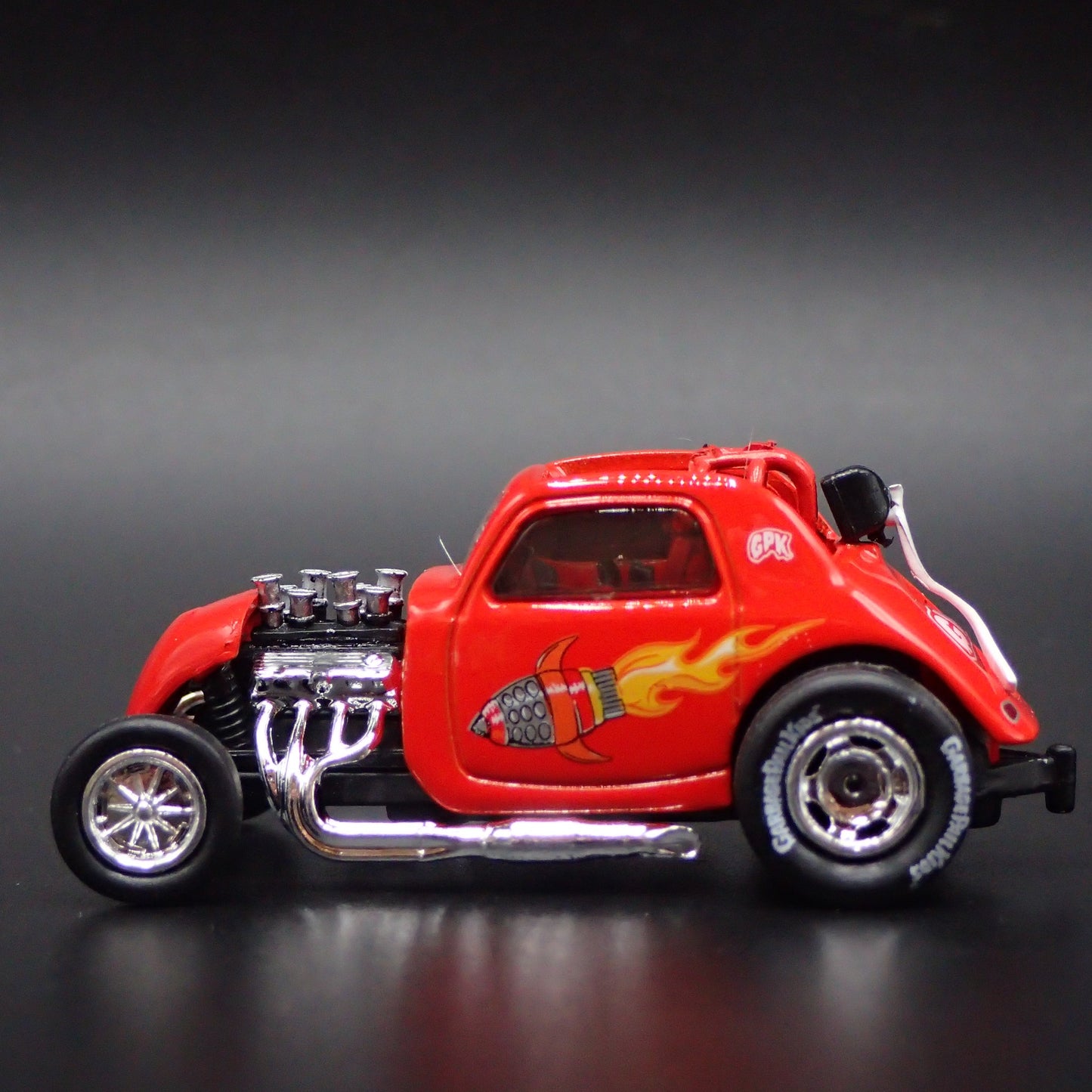 TOPO FUEL ALTERED NHRA GARBAGE PAIL KIDS 1/64 SCALE DIORAMA DIECAST MODEL CAR