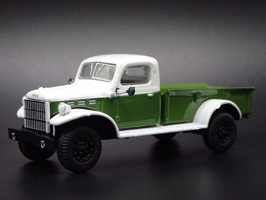 1945-1950 DODGE POWER WAGON PICKUP TRUCK GREEN 1:64 SCALE DIECAST MODEL CAR