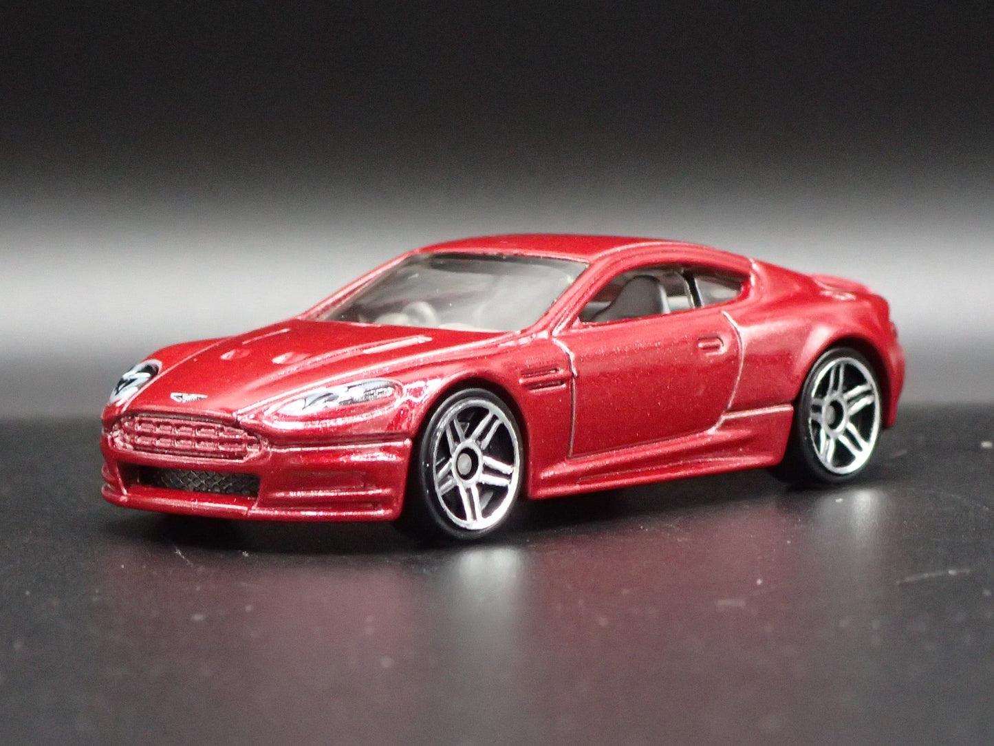 2008-2012 ASTON MARTIN DBS RED 1/64 SCALE COLLECTIBLE DIORAMA DIECAST MODEL CAR