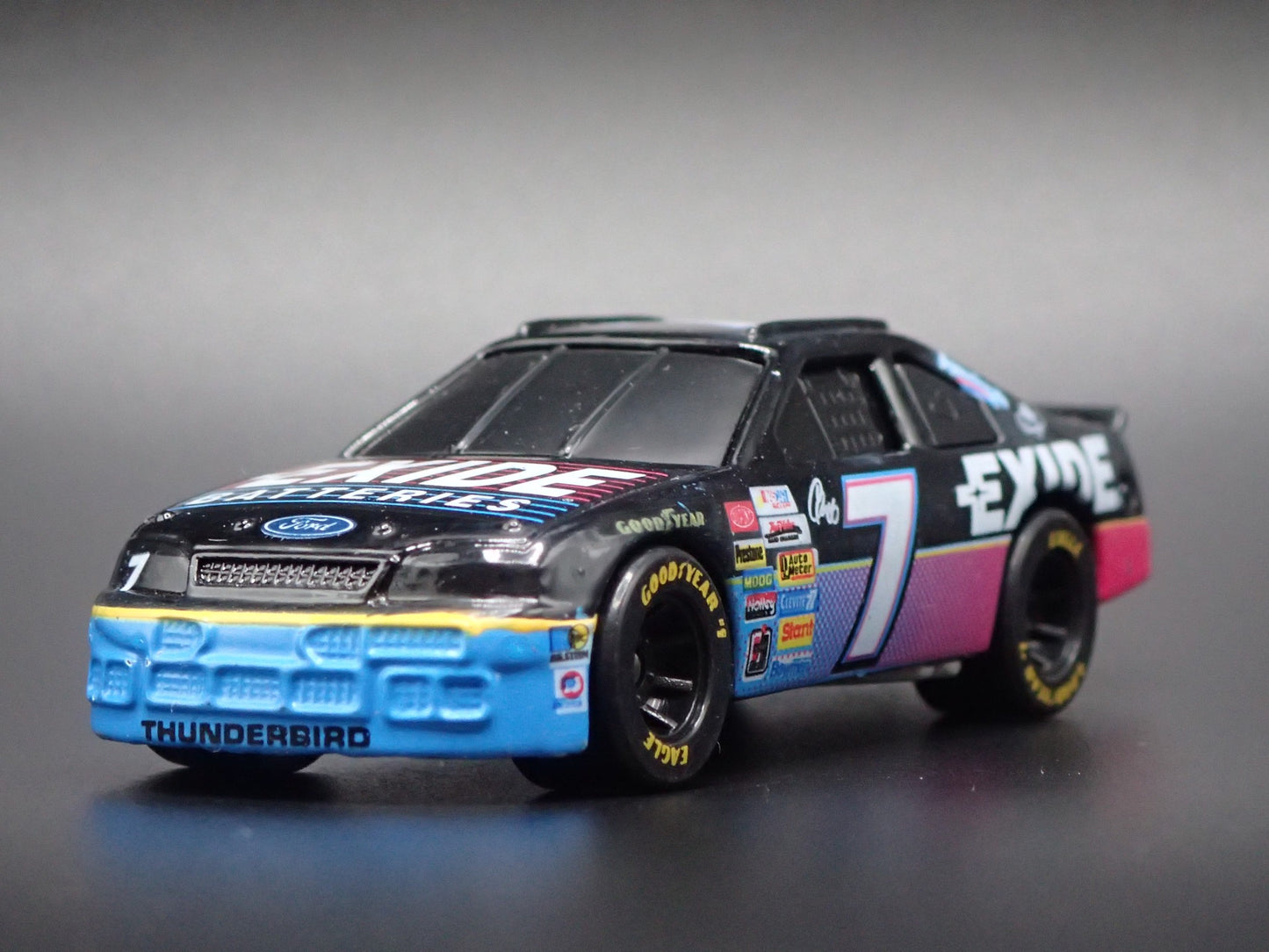 1995 95 FORD THUNDERBIRD 7 GEOFF BODINE NASCAR 1:64 SCALE DIECAST MODEL CAR