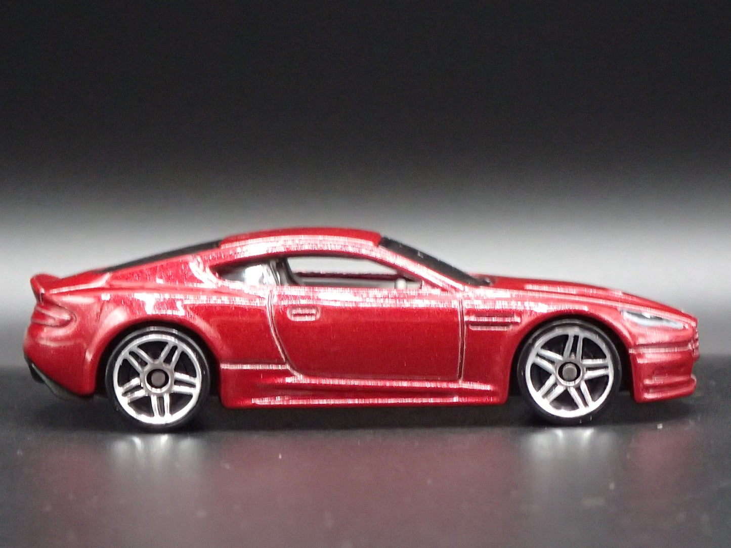 2008-2012 ASTON MARTIN DBS RED 1/64 SCALE COLLECTIBLE DIORAMA DIECAST MODEL CAR