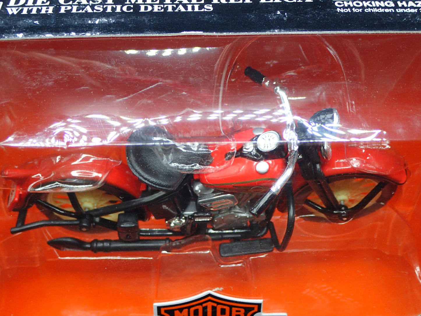 1936 36 EL KNUCKLEHEAD HARLEY DAVIDSON MAISTO 1/18 MOTORCYCLE MODEL SERIES 10